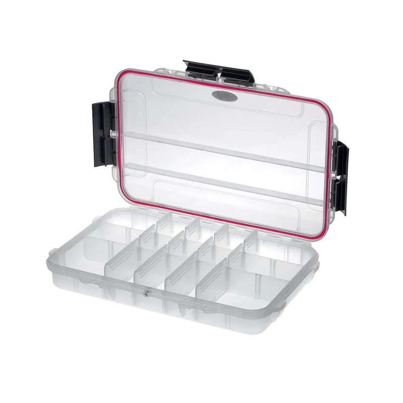 Panaro Waterproof Tackle Box with 3-15 Adjustable Compartments, 350 x 230 x 59mm – MAX003T