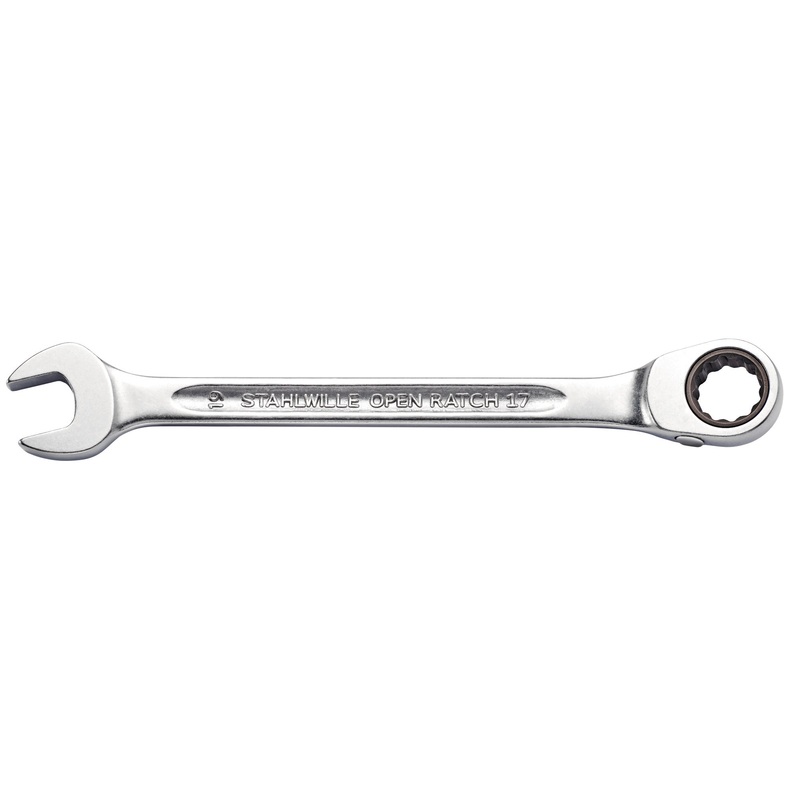 Stahlwille 15 deg Ratchet Combination Wrench, 21 x 275mm – ST 41172121