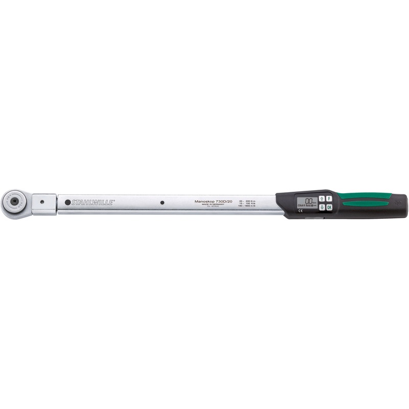 Stahlwille MANOSKOP Electromechanical Service Torque Wrench with Reversible Ratchet, 40 – 400 Nm – ST 96501840
