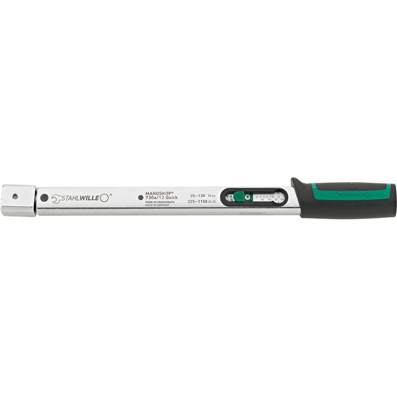 Stahlwille MANOSKOP Service Torque Wrench with Holder for Insert Tools, a/12 – ST 50584012