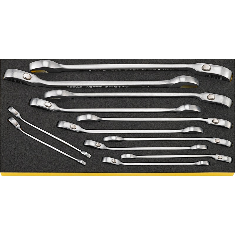 Stahlwille Set of 12 Combination Ratcheting Wrench with TCS Insert – ST 96830654