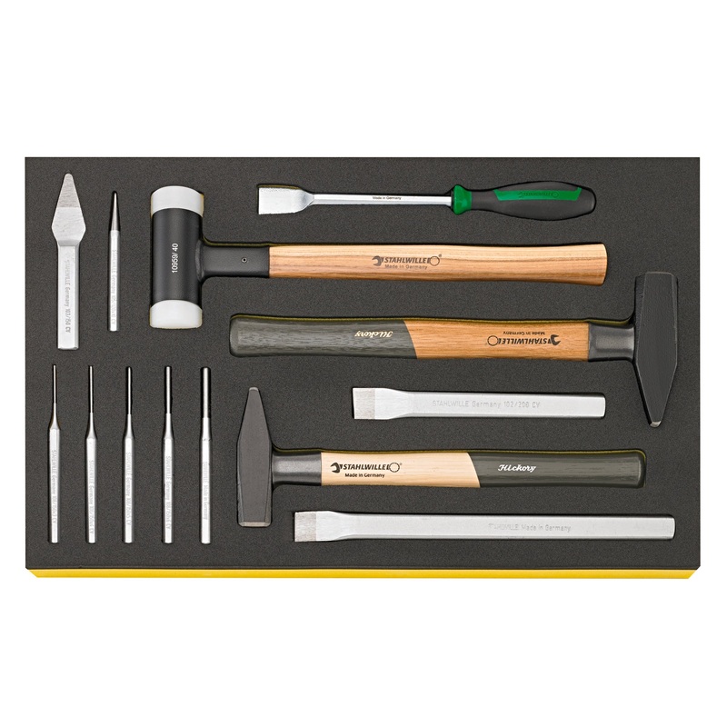 Stahlwille Set of 13 Punch and Chisel with TCS Insert – ST 96830223