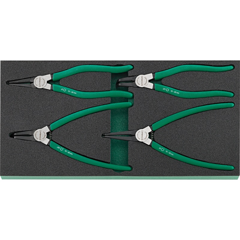 Stahlwille Set of 4 Circlip Plier with TCS insert – ST 96830273