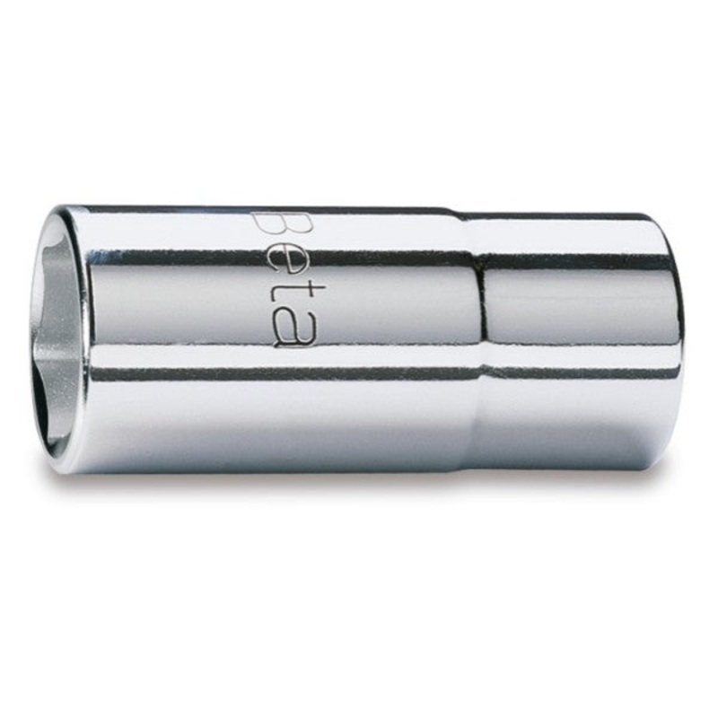 Beta Tools (Article# 920AL 14) 14mm, Hand Socket, Long Series, 6 Point 1/2 in Drive, Chrome-Plated – BT 9200629
