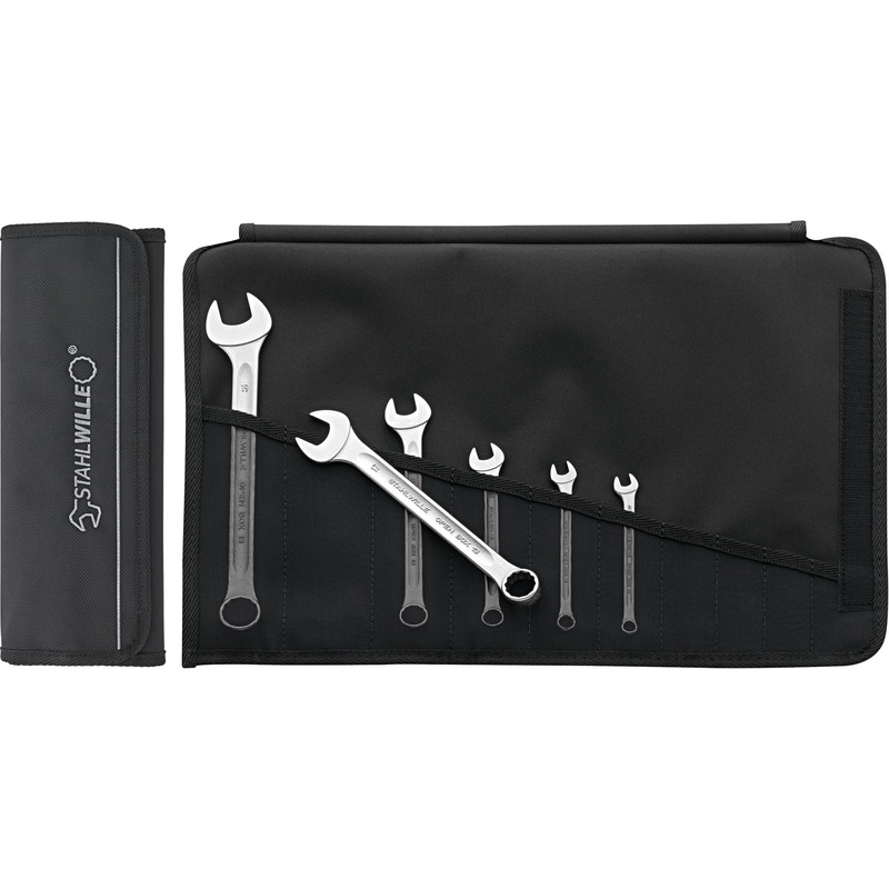 Stahlwille Set of 6 Combination Wrench, 7 – 19mm – ST 96400813