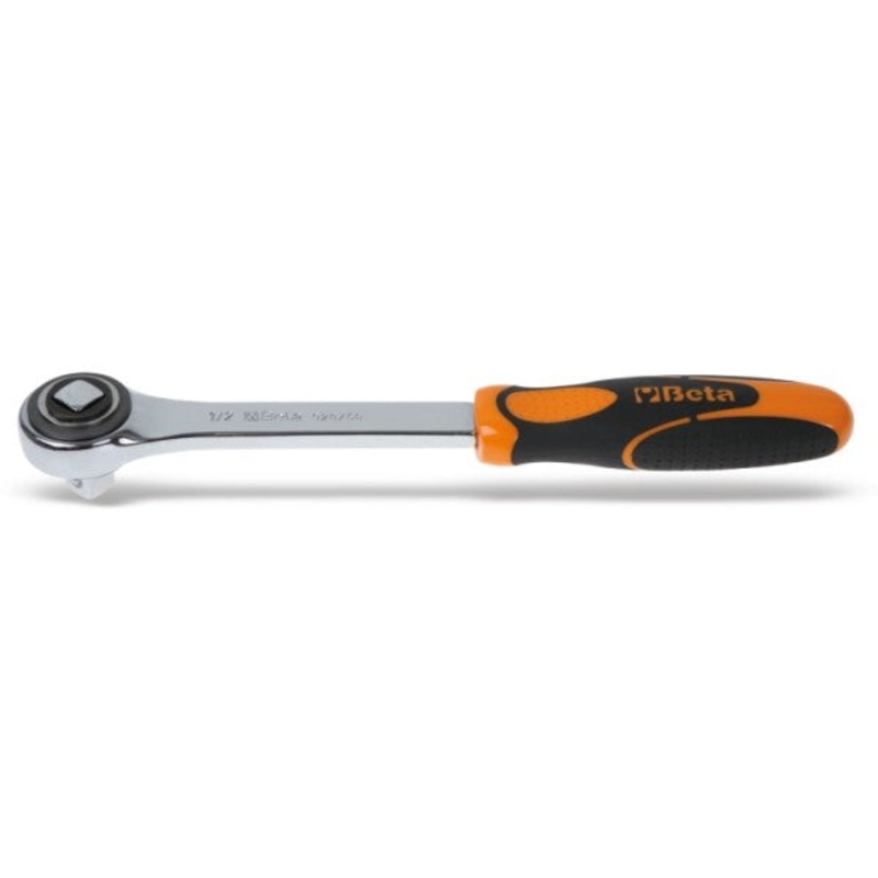 Beta Tools (Article# 920/50) 1/2 in Push-Through Drive Ratchet, 72 Teeth, Chrome-Plated – BT 9200871
