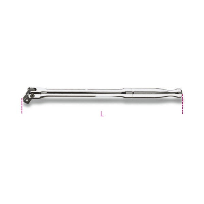 Beta Tools (Article# 920M/35) 1/2 in Swivel Drive with Metal Handle, Chrome-Plated – BT 9200845