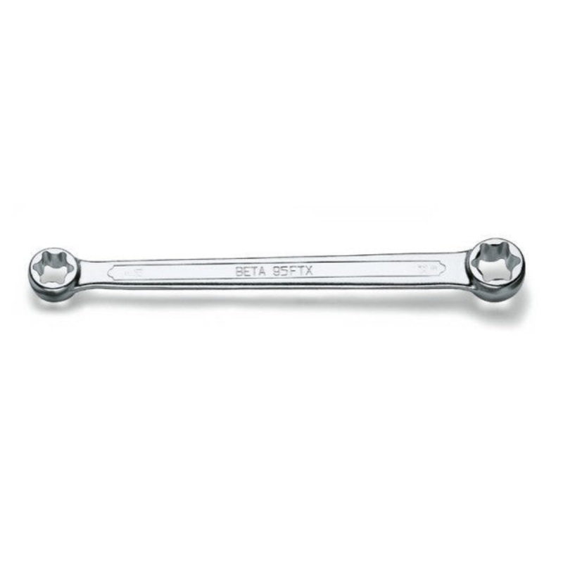 Beta Tools (Article# 95FTX 6X8) 6 x 8 Double-Ended Straight Wrench for Torx Head Screw, Chrome-Plated – BT 950306