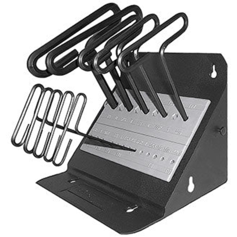 Eklind Set of 10 Standard Grip Hexagon T-Key with Stand – EK 30160 Hexagon T-Key Set