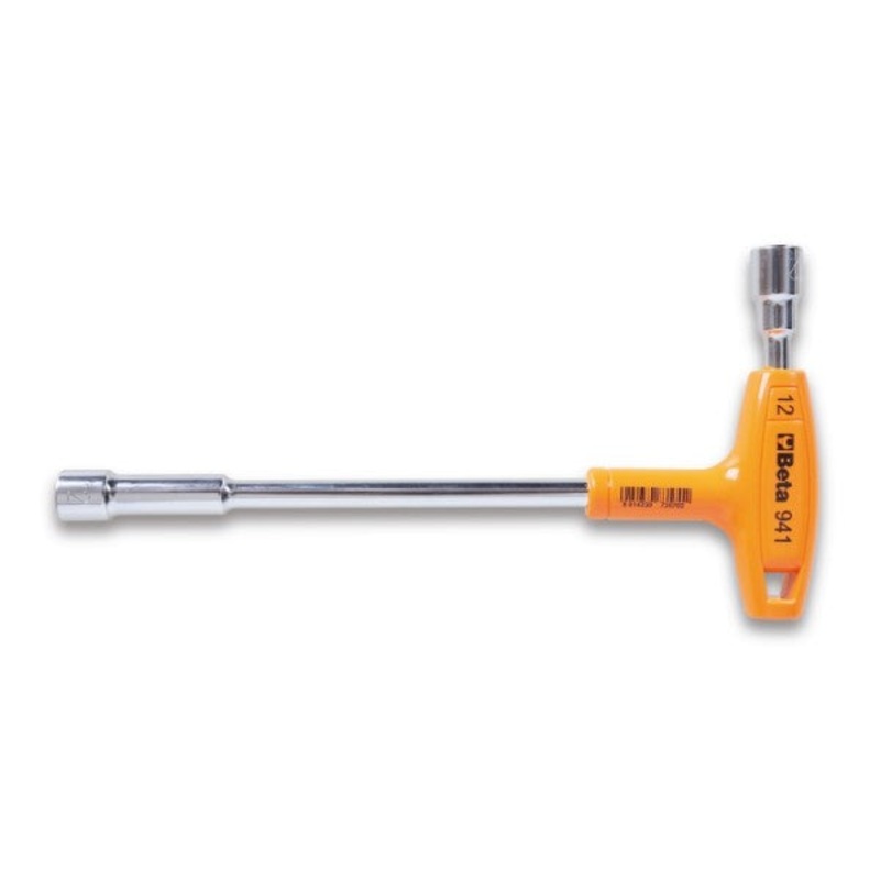 Beta Tools (Article# 941 8) 8mm Hexagon/Bi-Hex Socket Wrench, 6/12 Point with High Torque Handle – BT 9410108