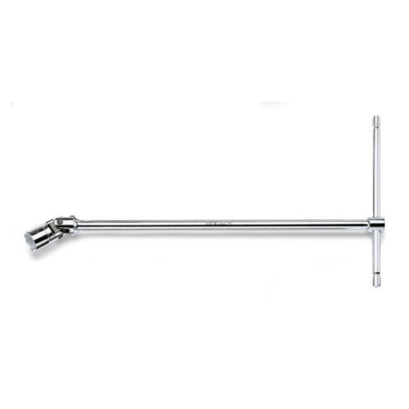 Beta Tools (Article# 952 18) 18mm Sliding T-Handle Wrench, 6 Point Swivel Socket, Chrome-Plated – BT 9520018
