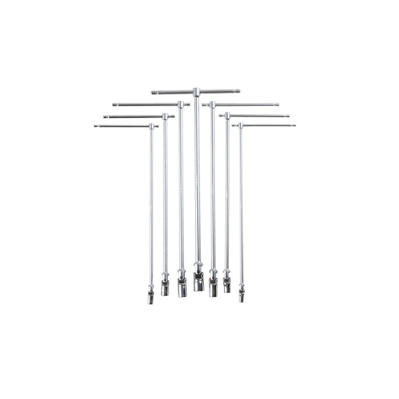 Beta Tools (Article# 952/D7) Set of 8 Sliding T-Handle Wrench, 6 Point Swivel Socket – BT 9520079