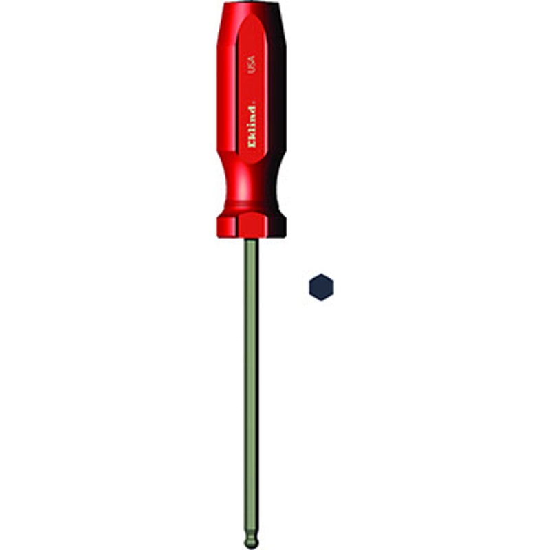 Eklind 3/16 in Ball End Hexagon Screwdriver – EK 91112 Screwdriver