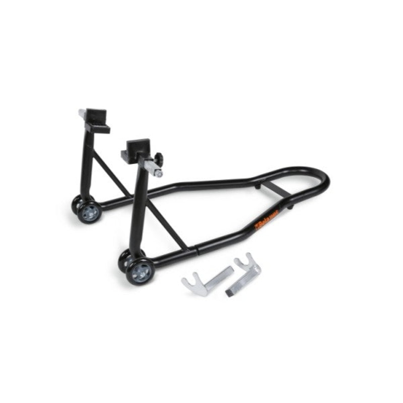 Beta Tools (Article# 3040C) 4 Adjustable Rear Thermoplastic Rubber Wheel Motorcycle Stand – BT 30400002