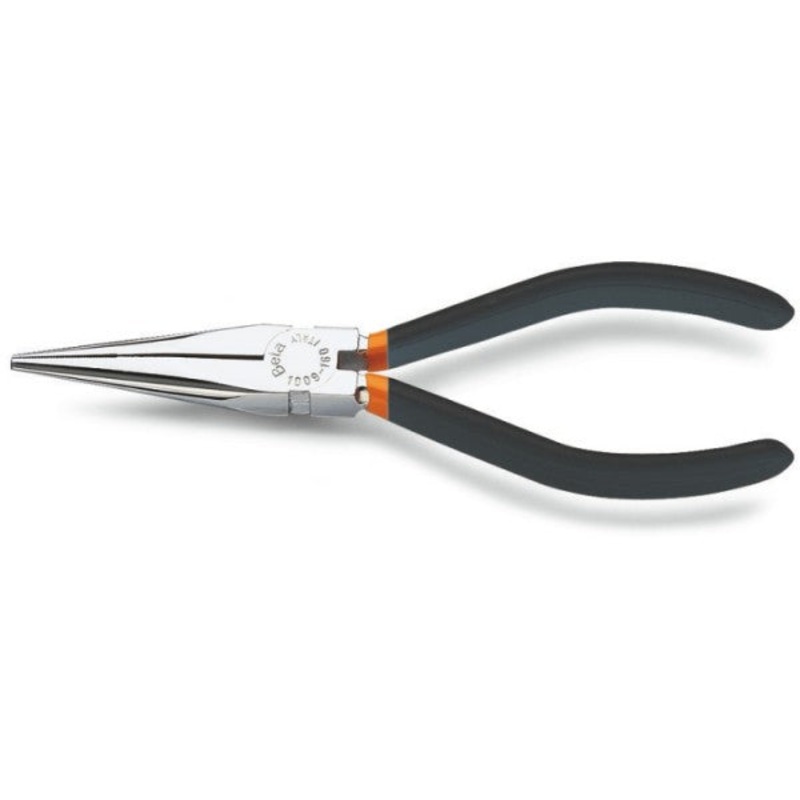 Beta Tools (Article# 1009 160) Extra-Long Knurled Nose Plier, Chrome-Plated, 160mm – BT 10090006