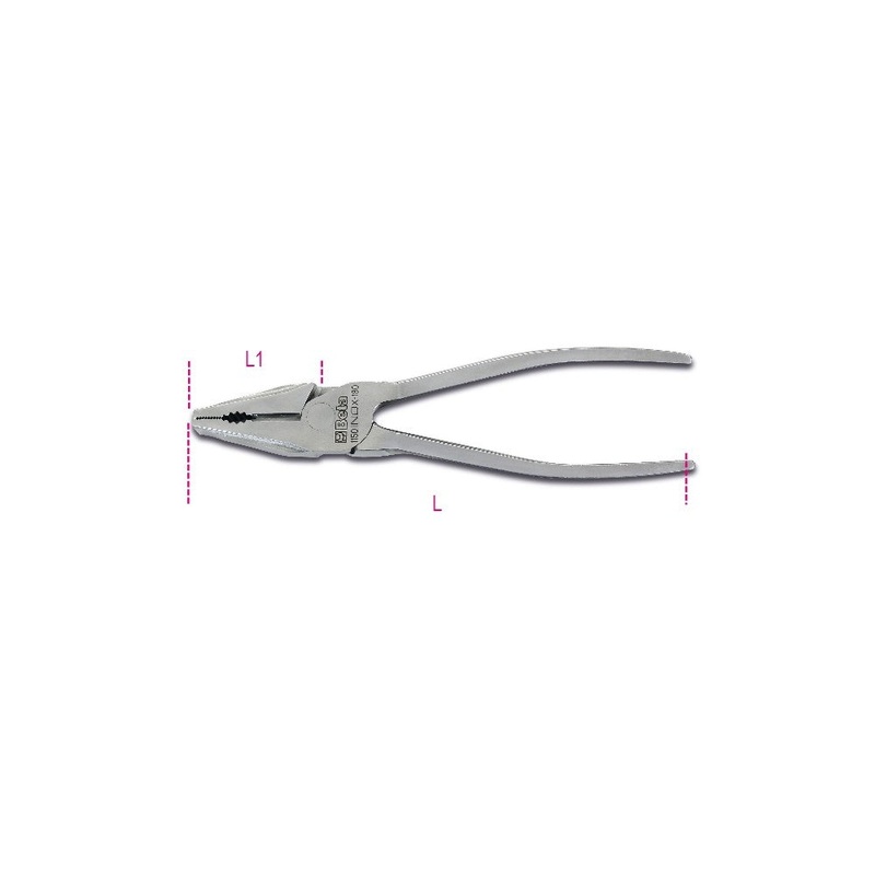 Beta Tools (Article# 1150INOX) Heavy Duty Combination Plier, INOX Stainless Steel, OAL 180mm – BT 11500518