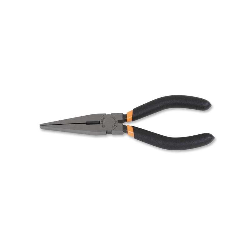 Beta Tools (Article# 1162G 200) Extra-Long Flat Knurled Nose Plier, OAL 200mm – BT 11620070