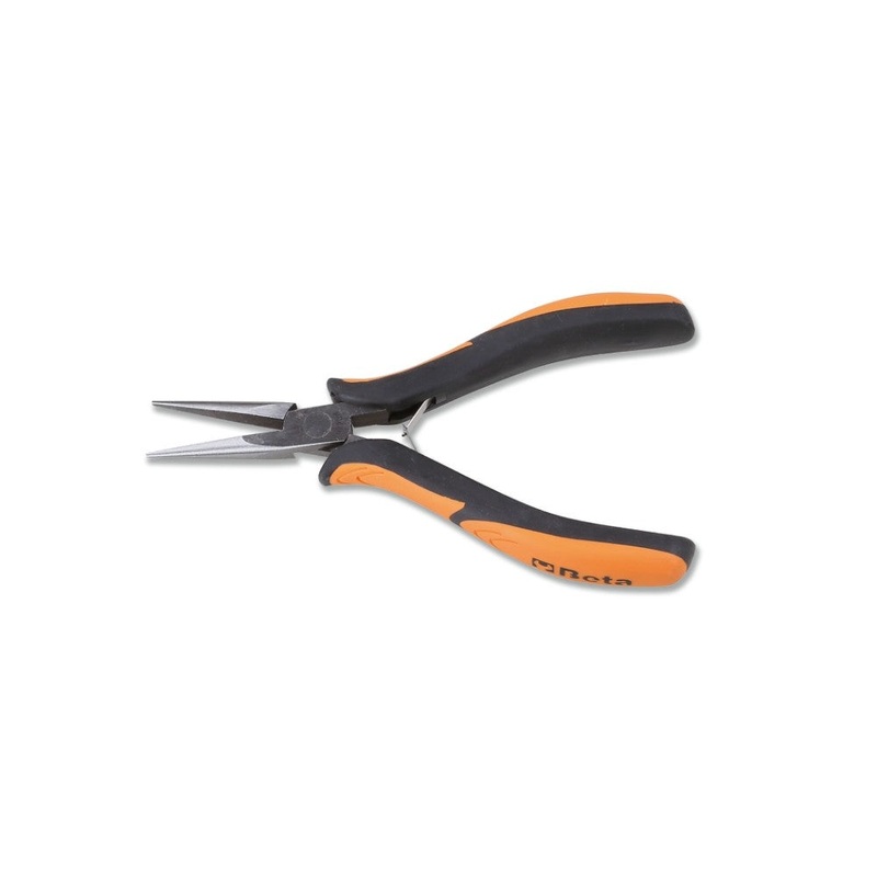 Beta Tools (Article# 1177BM) Smooth Half-Round Long Nose Plier, OAL 140mm – BT 11770101