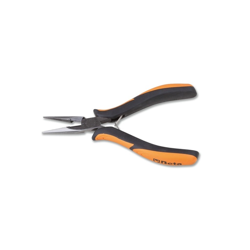 Beta Tools (Article# 1177BM/Z) Half-Round Long Knurled Nose Plier, OAL 140mm – BT 11770113