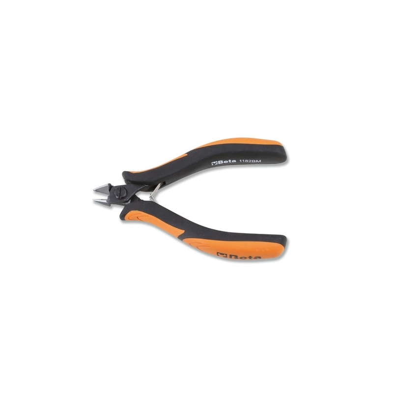 Beta Tools (Article# 1182BM) Diagonal Semi-Flush Cutting Nipper, Slim Tips, OAL 120mm – BT 11820101