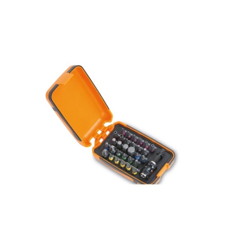 Beta Tools (Article# 860MIX/A31) Set of 30 Bits with Magnetic Holder and Plastic Case – BT 8600902