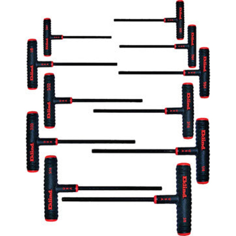 Eklind Set of 11 Power-T Hexagon Key with T-Handle – EK 60611 Hexagon Key Set