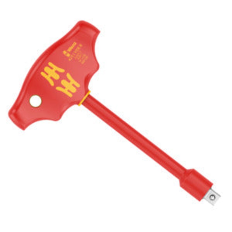 WERA 410 i VDE B VDE-insulated T-handle adapter screwdriver for 3/8 sockets – 05005120001