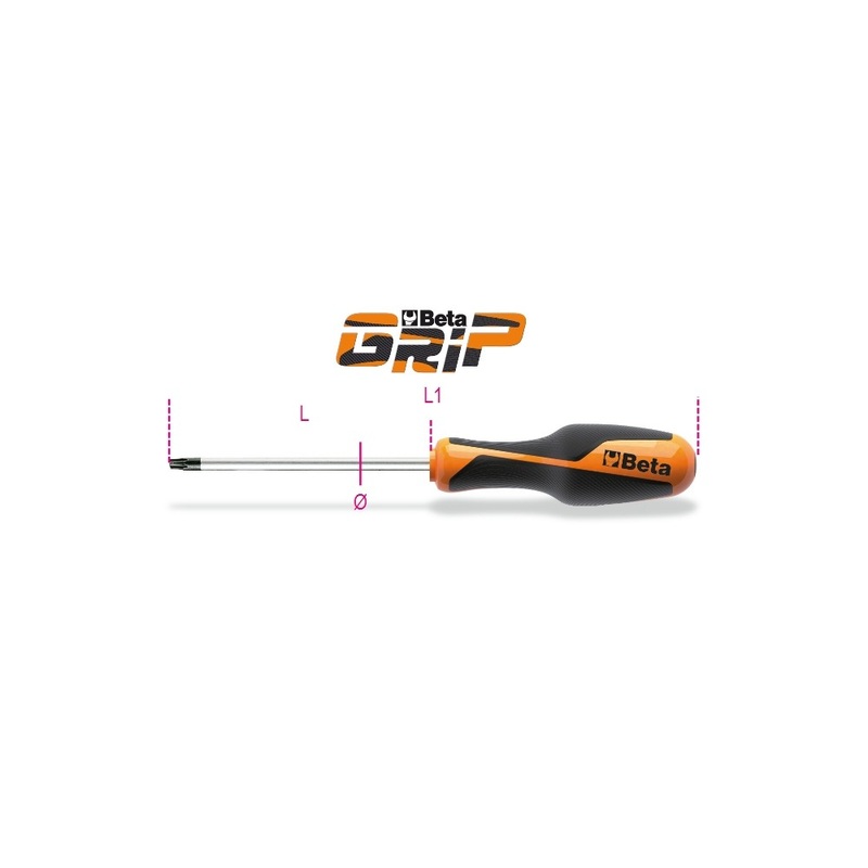 Beta Tools (Article# 1267TX 06) T06 Driver for Torx Head Screws, with Ergonomic Handle – BT 12670006