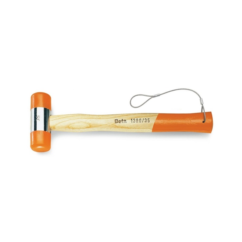 Beta Tools (Article# 1390HS 45) 13 oz Soft Face Hammer with Wooden Handle – BT 13904045