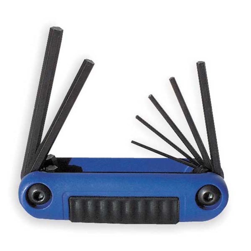 Eklind Set of 6 Ergo Fold-Up Ball Hexagon Key with Handle – EK 25169 Hexagon Key Fold-Up Set