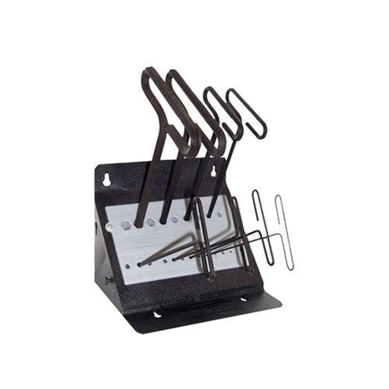 Eklind Set of 8 Standard Grip Hexagon T-Key 2 – 10mm with Stand – EK 36168 Hexagon T-Key Set
