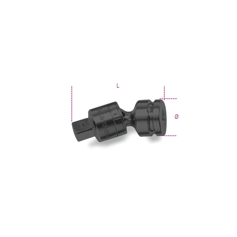 Beta Tools (Article# 710/25) Impact Universal Joint, 3/8 in Drive – BT 7100830