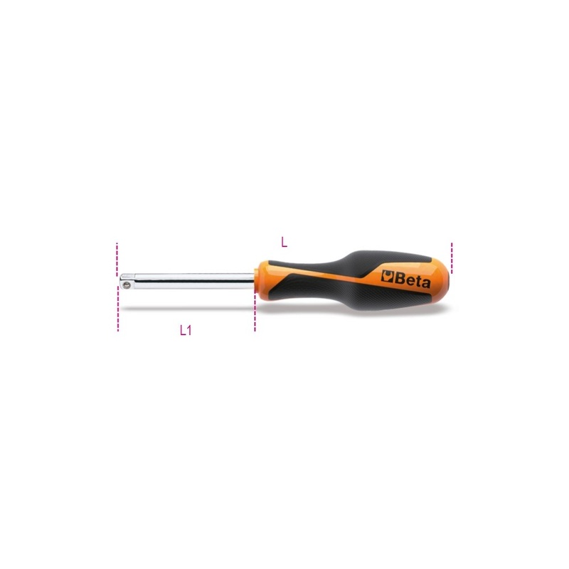 Beta Tools (Article# 900BG/30) 1/4 in Drive Socket Spinner, Chrome-Plated, 176mm – BT 9000834