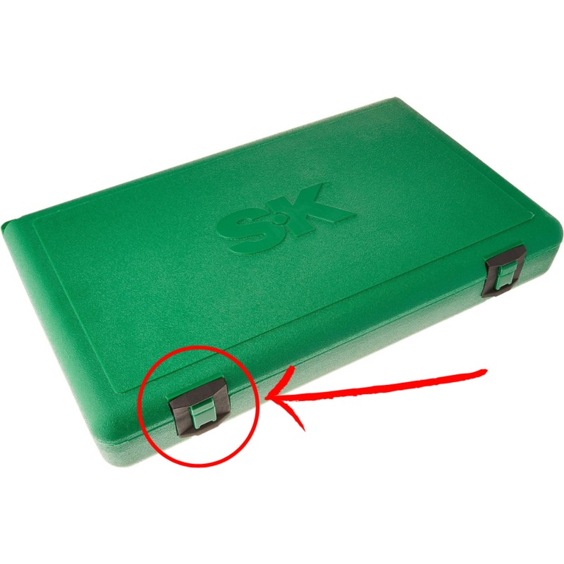 Extra Latches SK Tools SK ABOX-91844- Blow-molded replacement case