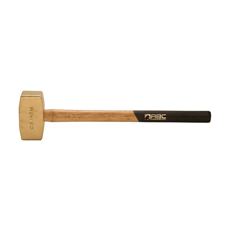 ABC Hammers 10 lbs Brass Hammer with 24 in Wood Handle – ABC ABC10BWS