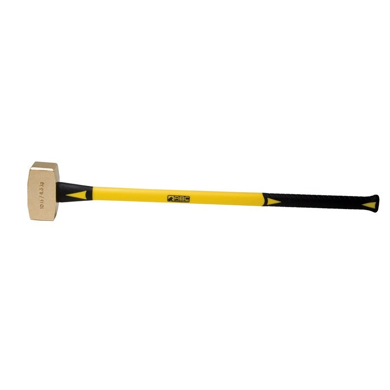 ABC Hammers 10 lbs Brass Hammer with 33 in Fiberglass Handle – ABC ABC10BF
