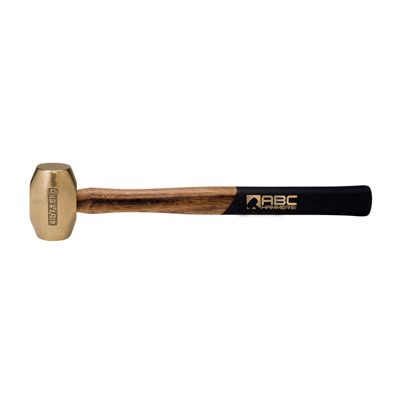 ABC Hammers 4 lbs Brass Hammer with 15 in Wood Handle – ABC ABC4BW