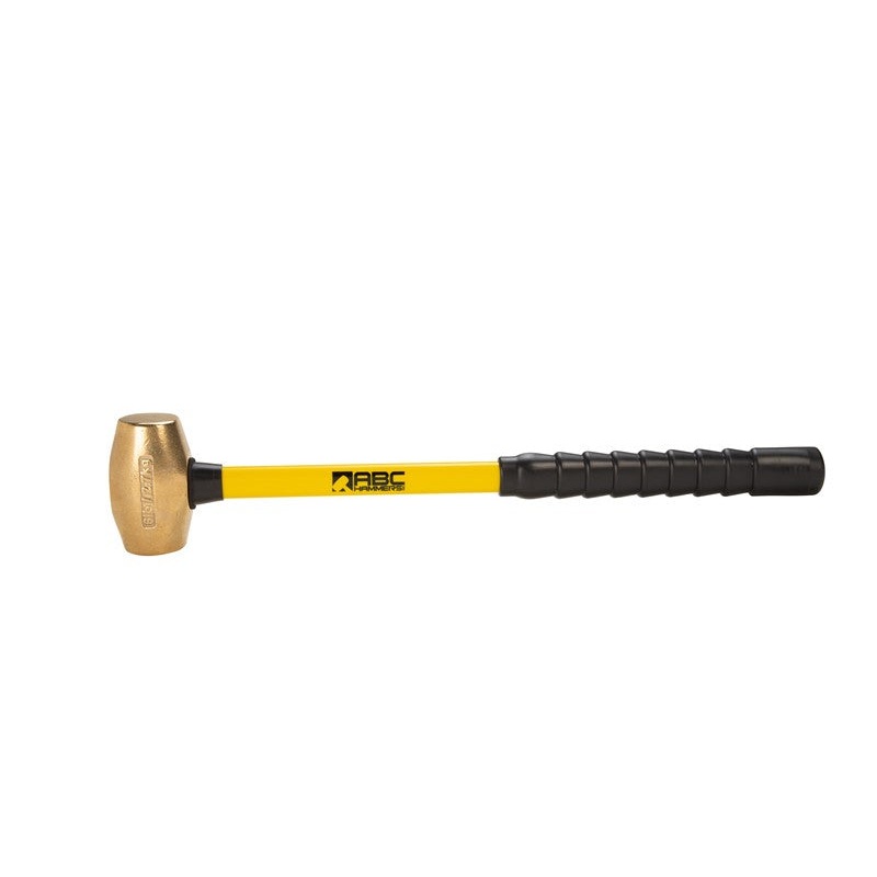 ABC Hammers 6 lbs Brass Hammer with 24 in Fiberglass Handle – ABC ABC6BFBS