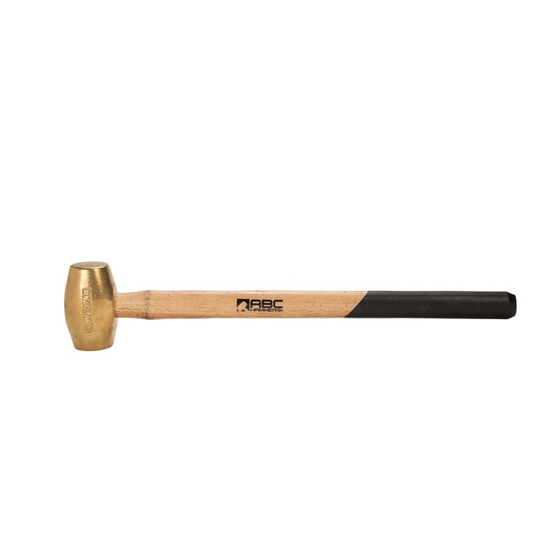 ABC Hammers 6 lbs Brass Hammer with 24 in Wood Handle – ABC ABC6BWS