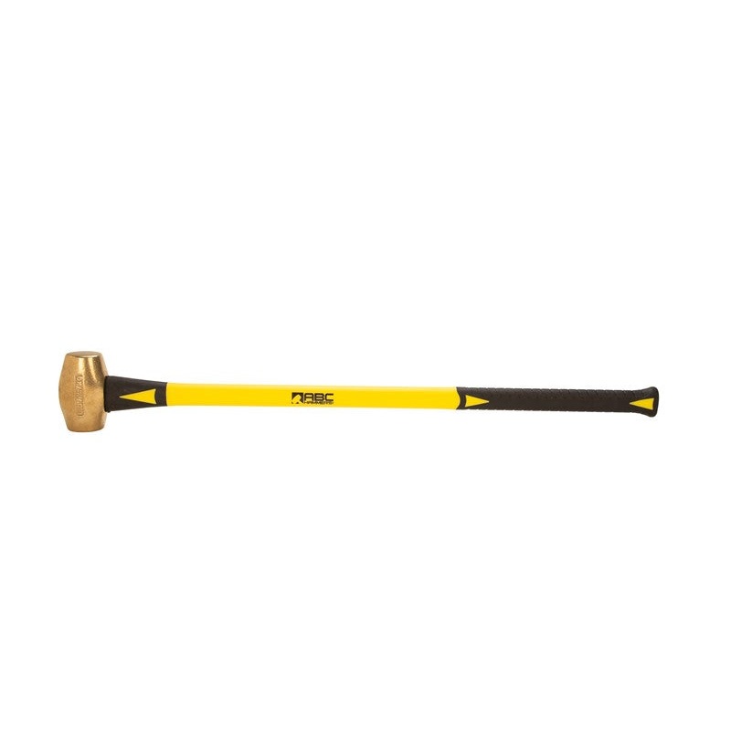 ABC Hammers 6 lbs Brass Hammer with 33 in Fiberglass Handle – ABC ABC6BF