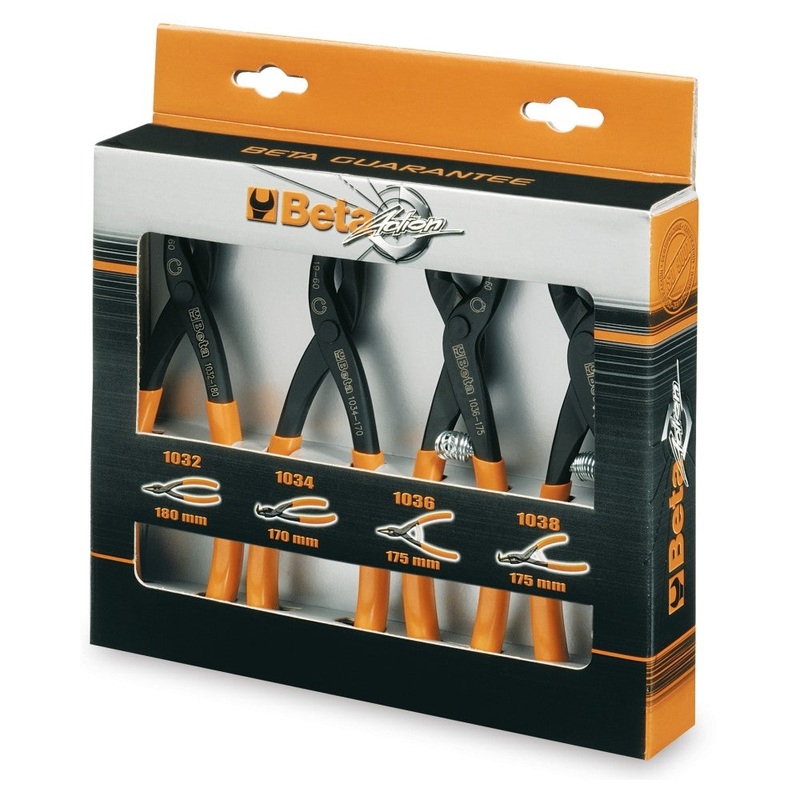 Beta Tools (Article# 1031/S4) Set of 4 Retaining Ring Circlip Pliers – BT 10310000