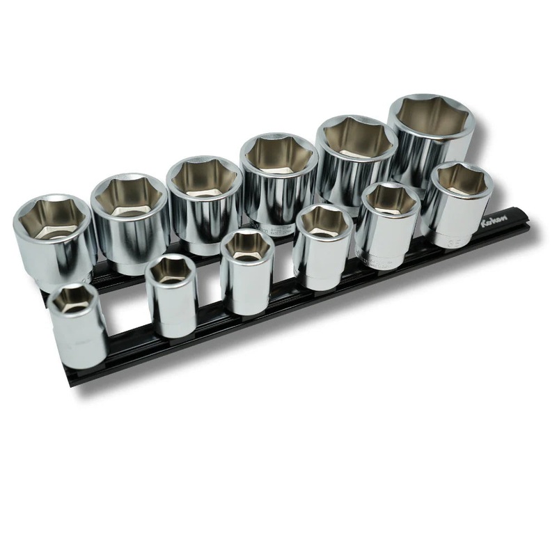 Ko-ken Tools 3/4 Sq. Drive Chrome Metric Socket Set – 12 Pieces