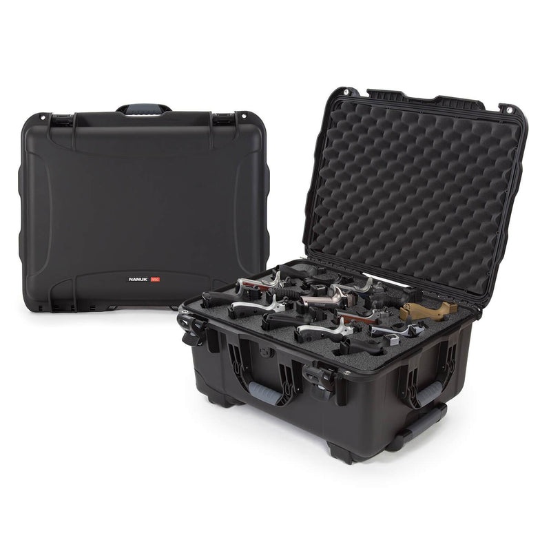 Nanuk Case 950 15UP Pistol|Black|Orange|Yellow|Olive|Graphite|Foam Insert for 15UP
