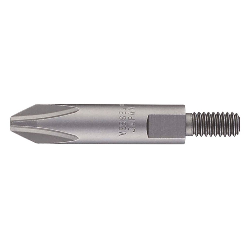 Vessel Tools THREADED BIT M4-P0.7, PH2x34mm – VL M4P07P234P1