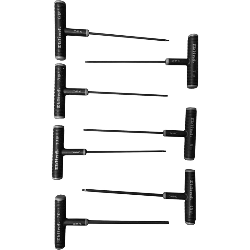 Eklind Set of 7 6 in Arm 6IP – 20IP Torx Plus Power-T Key – EK 68701 Power-T Key Set