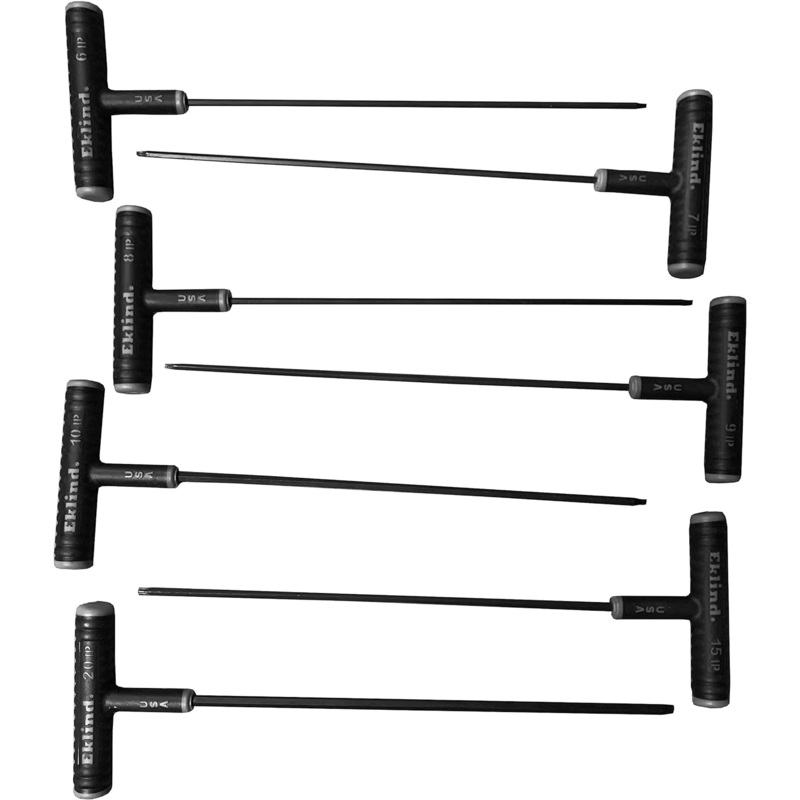 Eklind Set of 7 9 in Arm 6IP – 20IP Torx Plus Power-T Key – EK 69901 Power-T Key Set