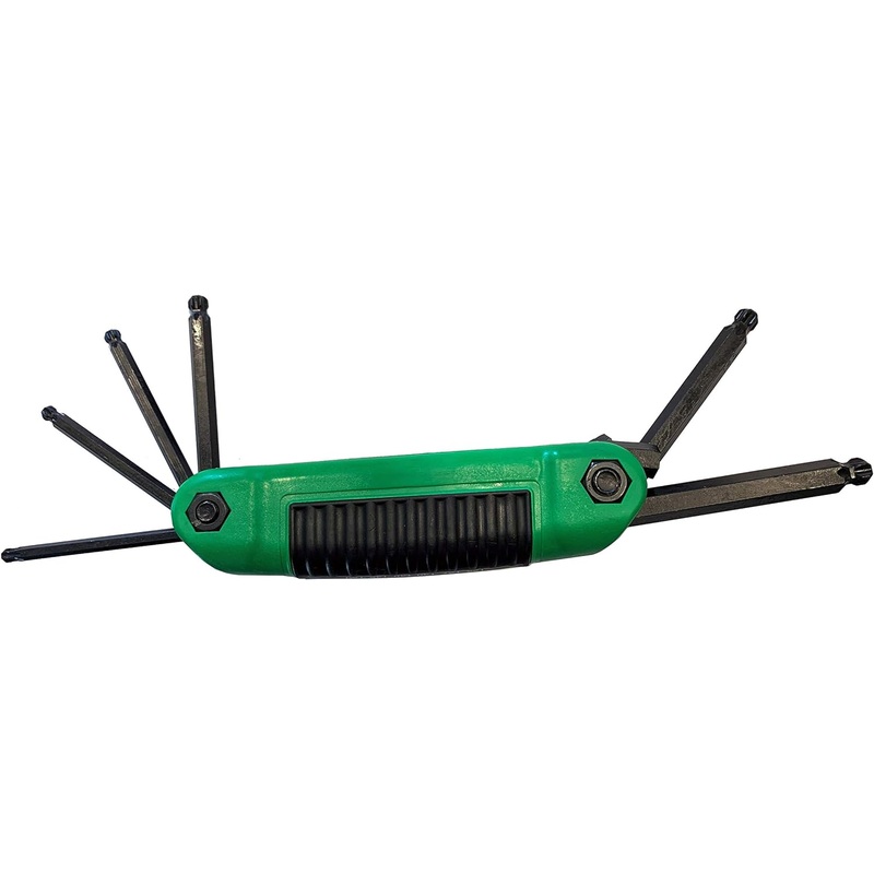 Eklind Set of 7 T10 – T40 Ball End Ergo Fold Torx Key – EK 25579 Torx Key Set