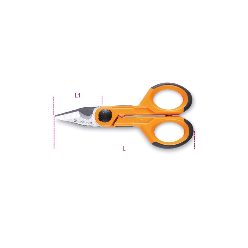 Beta Tools (Article# 1128FX) Electrician’s Scissor, 145mm – BT 11280090