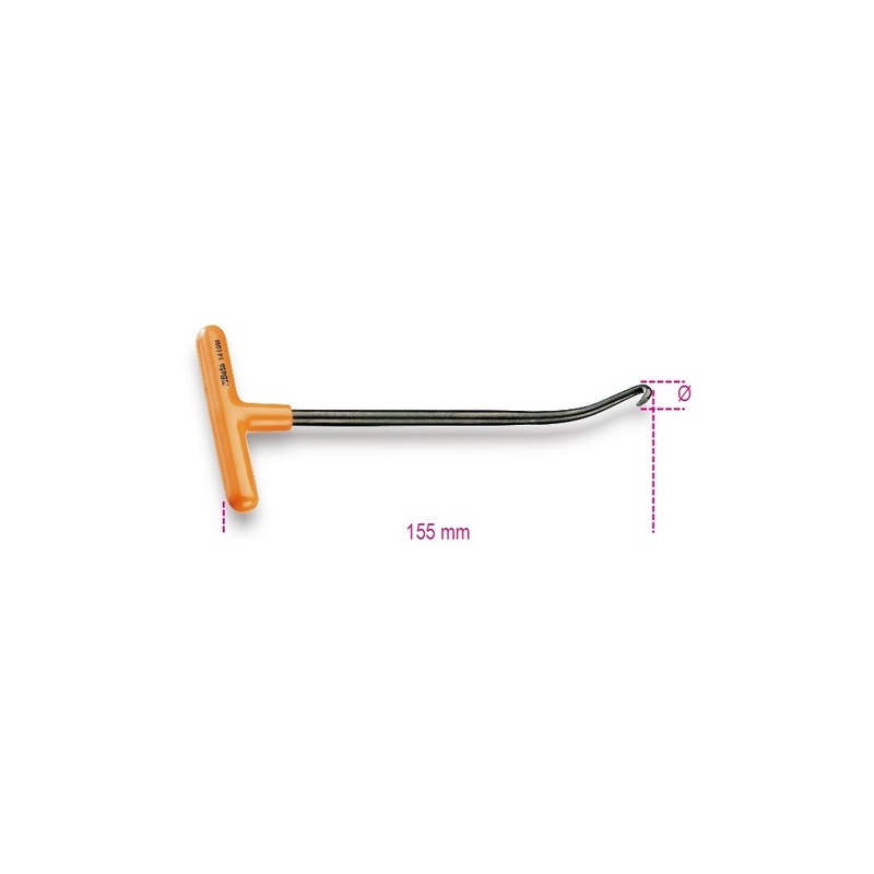 Beta Tools (Article# 1410M) 3.5mm Spring Pulling Hook Wrench – BT 14100051