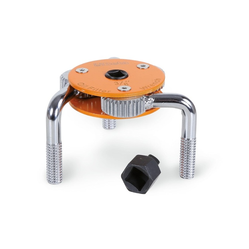 Beta Tools (Article# 1493H) Self-Adjustable Oil Filter Wrench with 3 Arms for Right and Left Hand Tightening – BT 14930077